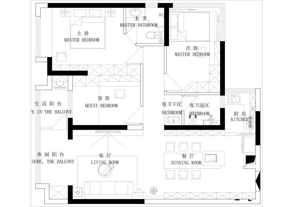 铂悦府牛总施工图终1修改后 模型1